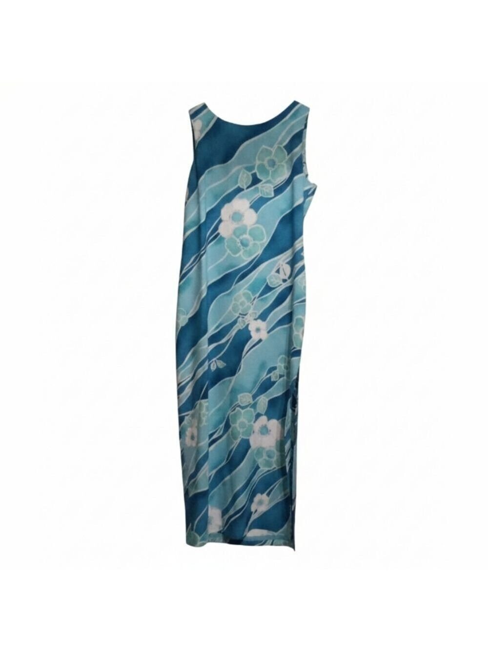 Judith Hart Maxi Dress Blue Polyester Medium NWOT